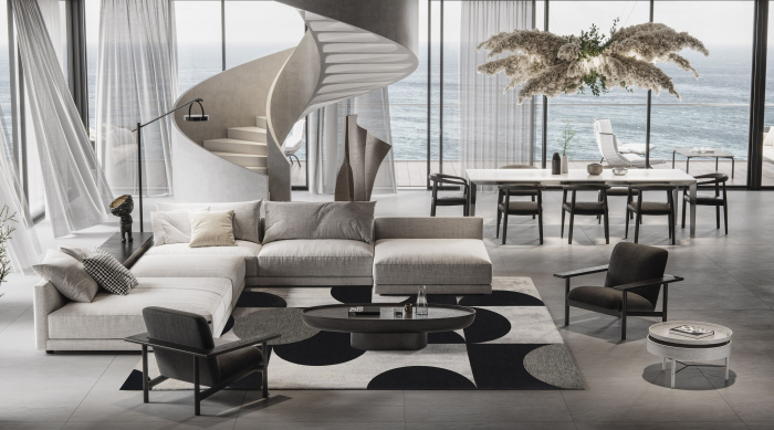 Ковер MONO white