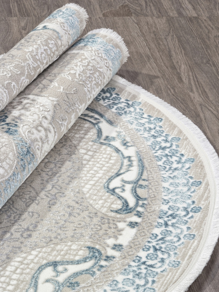 Ковер ALFANI Q010A BLUE FDY / CREAM SHRINK