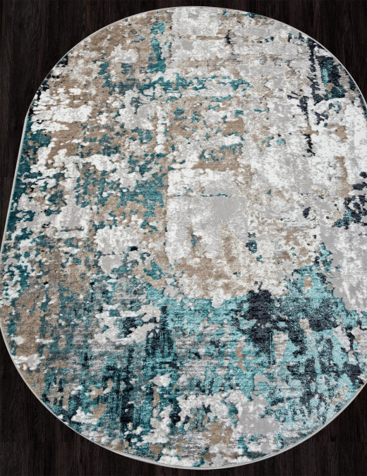 Ковер PARADIZE 01632A GREY / TURQUOISE
