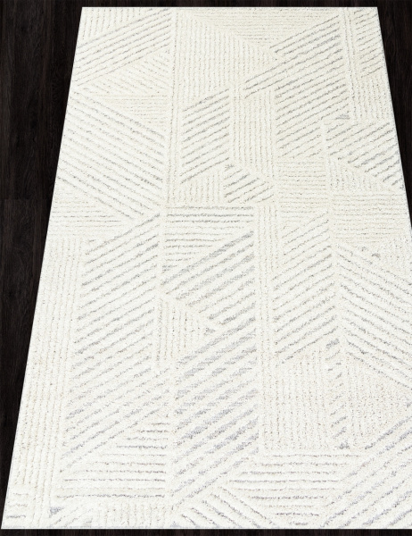 Ковер TUNIS 6801A WHITE / L.GRAY