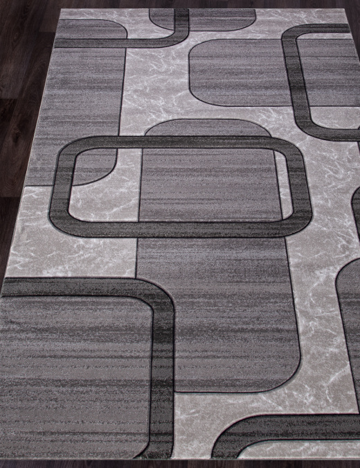 Ковер MEGA CARVING D465 LIGHT GRAY
