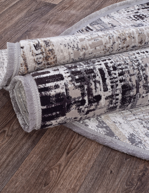 Ковер ROXANNE 17104 L.GREY / D.GREY