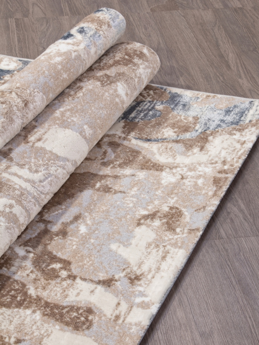 Ковер PERU D070B CREAM SHIRINK / BLUE FDY