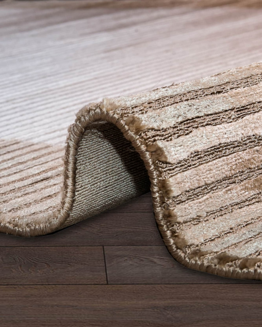 Ковер BORDER BANANA SILK LOOP&CUT HL 725 BEIGE-BROWN