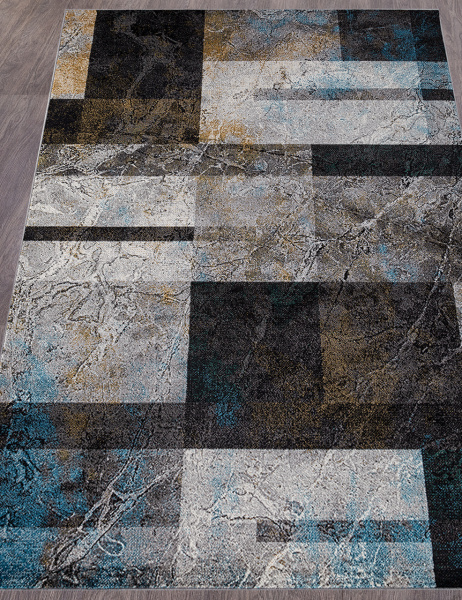 Ковер LONDON D828 GRAY-BLUE