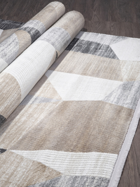 Ковер FORT 04155A WHITE / L.BEIGE