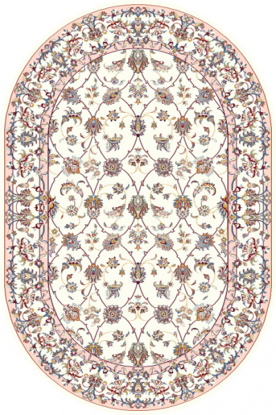 Ковер Hunnu Wool+Viscose Овал 6C1562 001