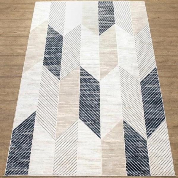 Ковер Alfa 05520A KREM / ANTRASIT