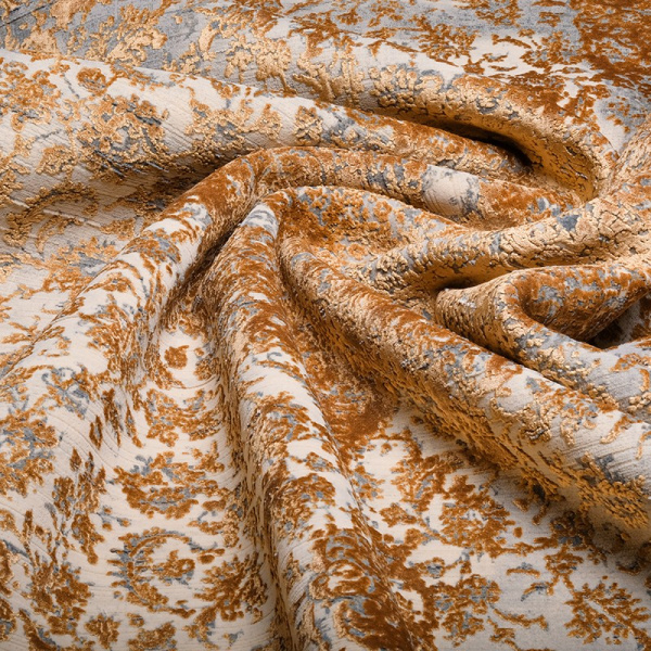 Ковер Art Deco 3023A L_GRAY / COPPER_2