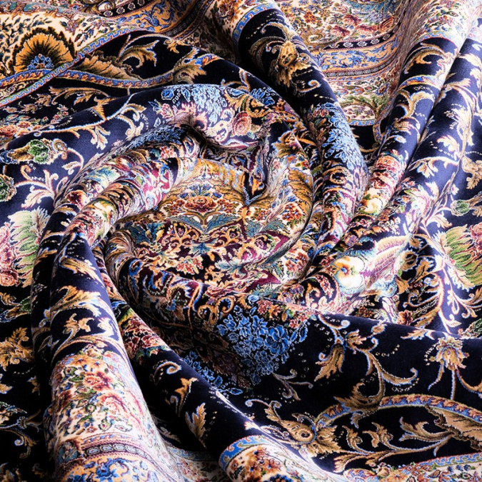 Ковер Qum 2003M NAVY / CREAM