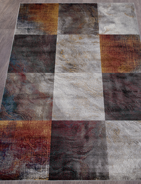 Ковер LONDON D818 gray-red