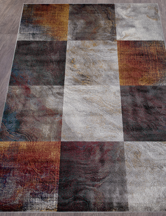 Ковер LONDON D818 gray-red