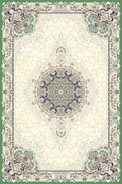 Ковер Amira 4922A D.Blue-L.Grey (зелёный)