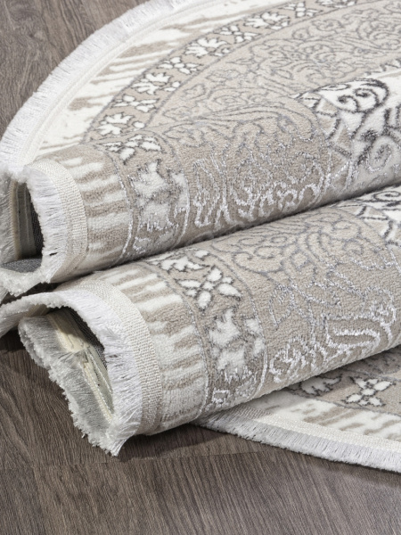 Ковер ALFANI Q012A GREY FDY / CREAM SHRINK