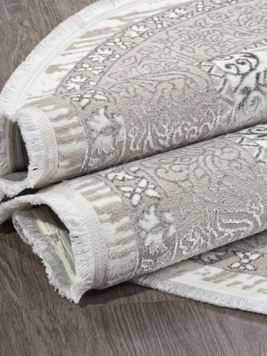 Ковер ALFANI Q012A GREY FDY / CREAM SHRINK