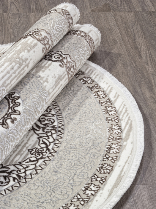 Ковер ALFANI Q012A BROWN FDY/CREAM SHRINK