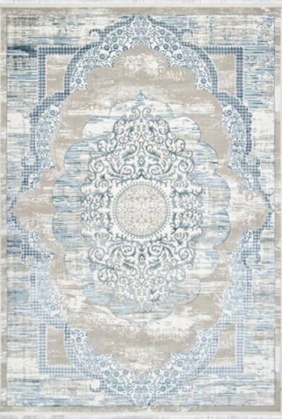 Ковер ALFANI Q018A BLUE FDY / CREAM SHRINK