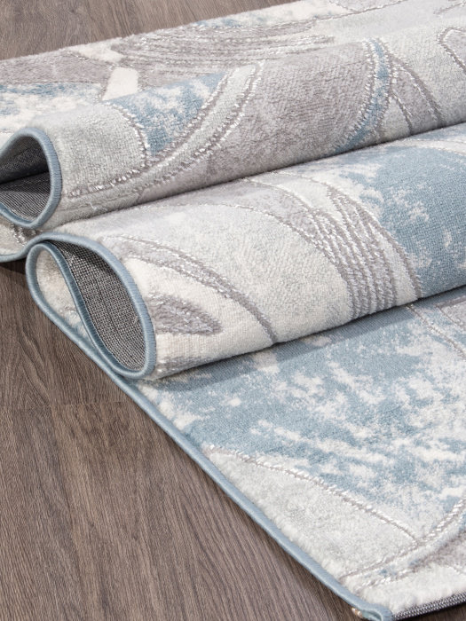 Ковер Valentino V133A D.GREY SHRINK / L.BLUE HEATSET