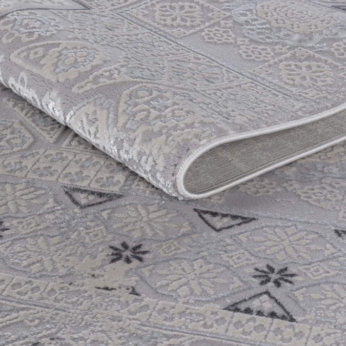 Ковер Leonidas B0759A Silver-Grey