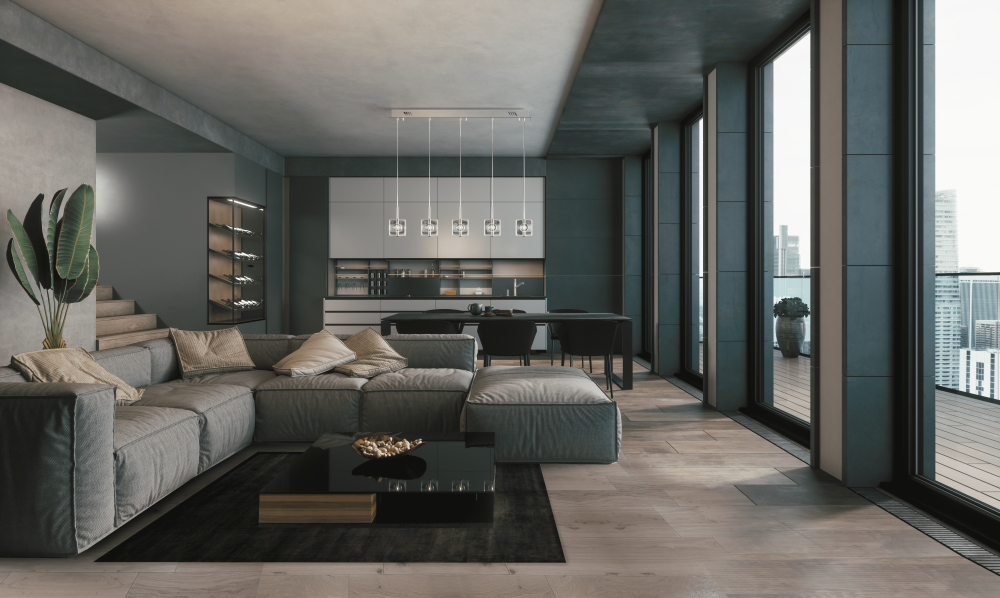 Ковер Plain Dark Blue