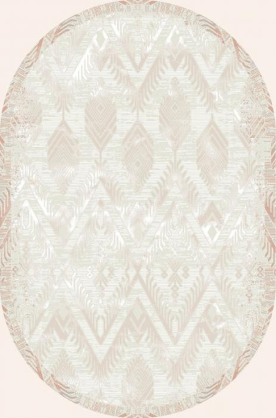 Ковер Elegance Овал 4958A Beige-Beige