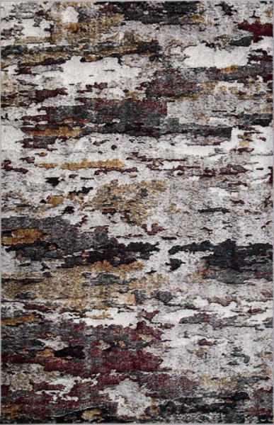 Ковер LONDON D824 GRAY-RED 2