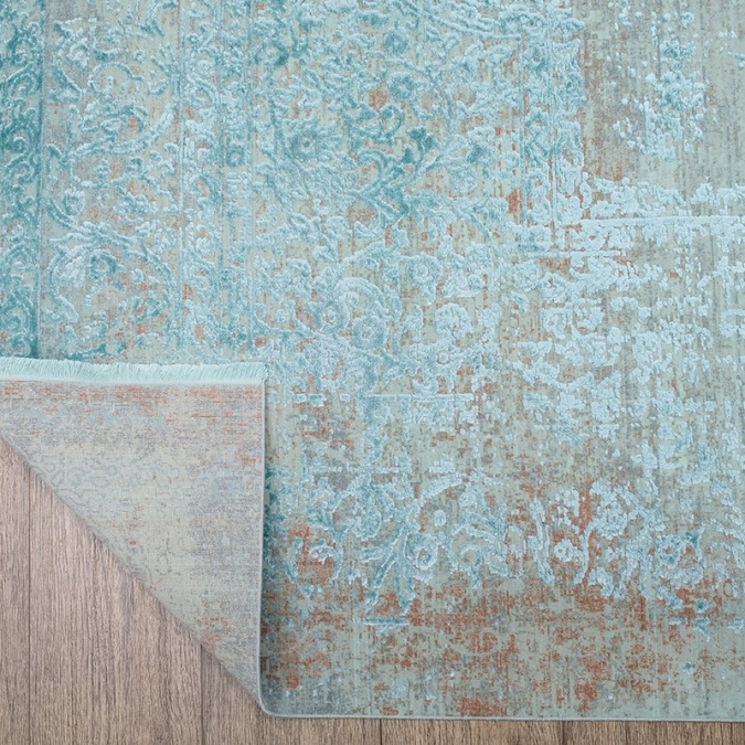 Ковер Art Deco 3041B CREAM / JADE_TURQUOISE