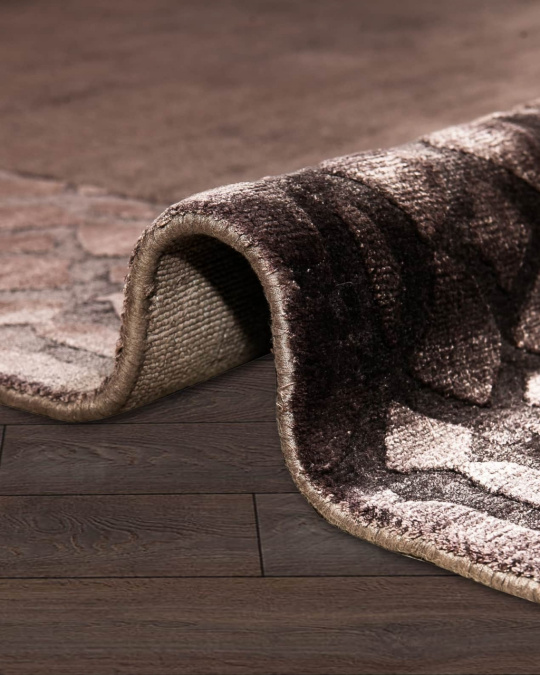 Ковер CARVING WITH BOARF HL 598 DK-GREY-BROWN