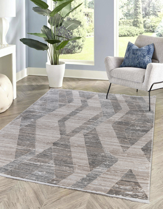 Ковер Leonidas B0762A L.Beige-White