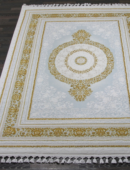 Ковер HUNKAR 08071A BLUE / GOLD