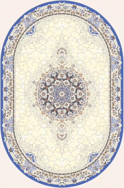 Ковер Amira Овал 4922A D.Blue-D.Blue