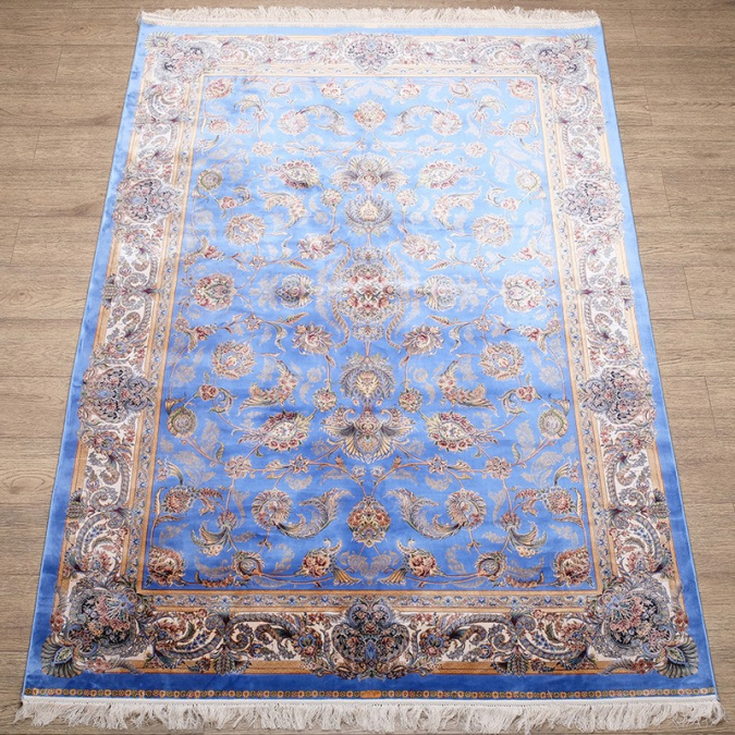 Ковер Qum 2003U BLUE / CREAM Ковер Qum 2003U BLUE / CREAM