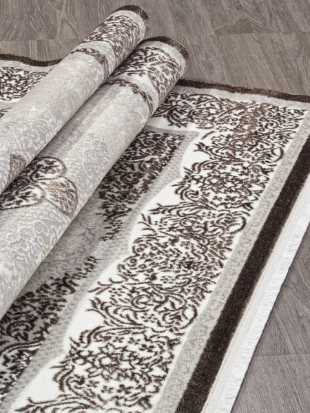 Ковер ALFANI Q009A BROWN FDY/CREAM SHRINK