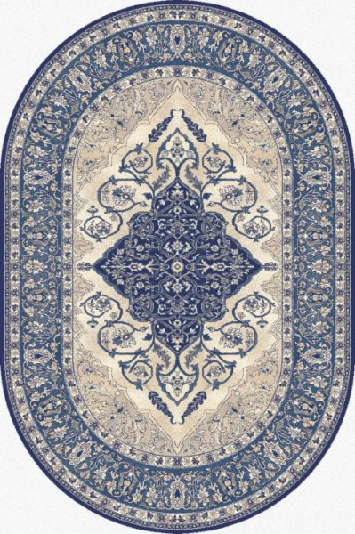 Ковер Isfahan Овал Leyla dark blue