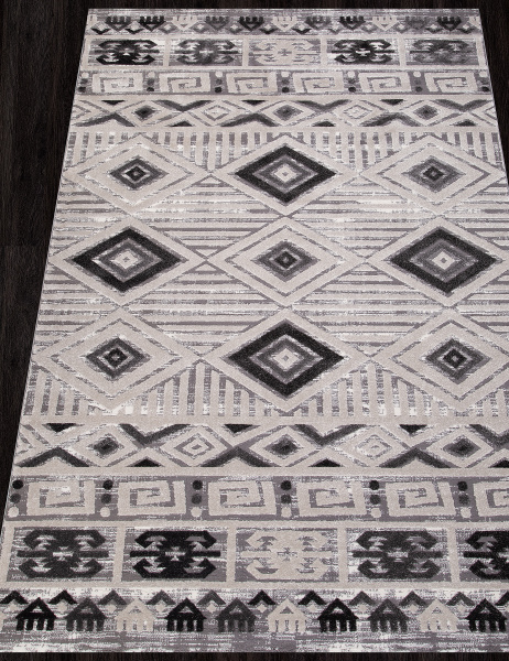 Ковер ECLIPSE QP002 WHITE / D.GRAY