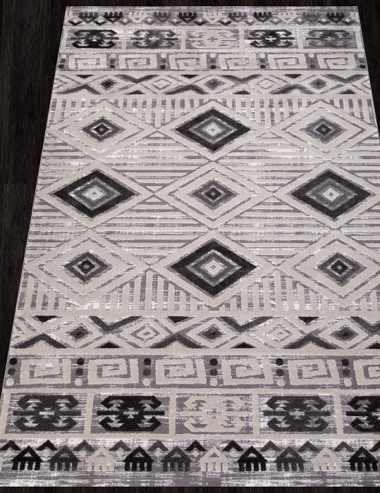 Ковер ECLIPSE QP002 WHITE / D.GRAY