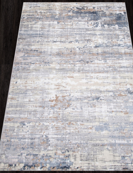 Ковер PERU D060A CREAM SHIRINK / BLUE FDY