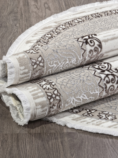 Ковер ALFANI Q012A BROWN FDY/CREAM SHRINK