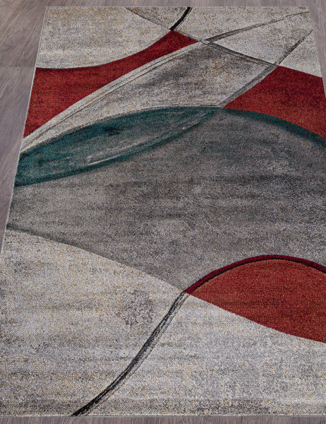 Ковер LONDON D827 gray-red