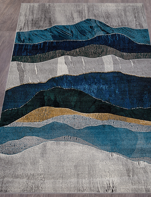 Ковер LONDON D826 GRAY-BLUE