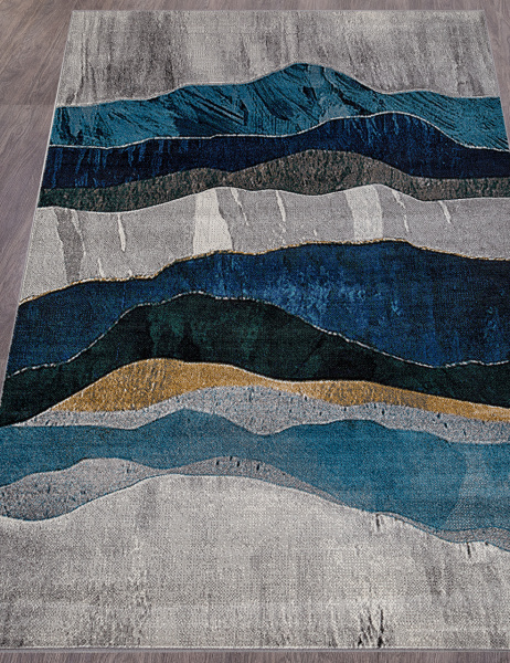 Ковер LONDON D826 GRAY-BLUE