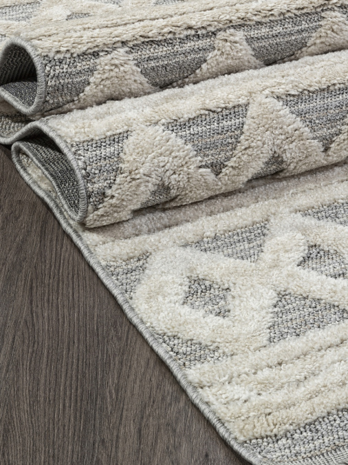 Ковер TUNIS 6608B WHITE / L.GRAY