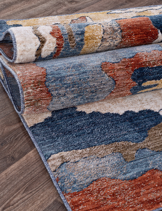 Ковер ZEUS B3465A VANILLA / BLUE