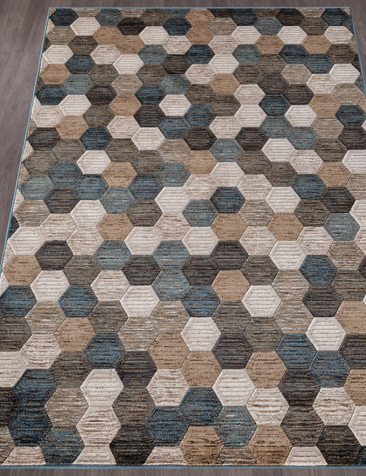 Ковер MATRIX D579 BEIGE-BLUE