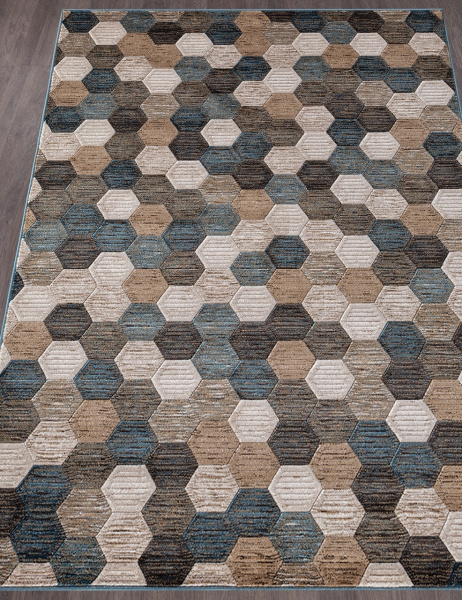 Ковер MATRIX D579 BEIGE-BLUE