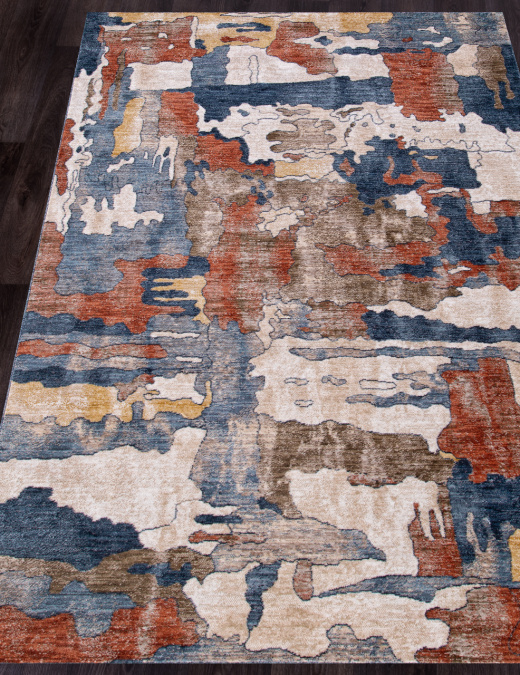 Ковер ZEUS B3465A VANILLA / BLUE