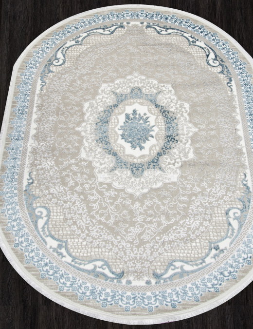 Ковер ALFANI Q010A BLUE FDY / CREAM SHRINK