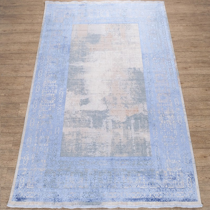 Ковер Art Deco 3035A CREAM2 / BLUE2