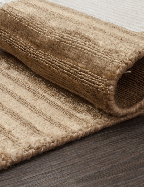 Ковер BORDER BANANA SILK LOOP&CUT HL 724 BROWN-SILVER