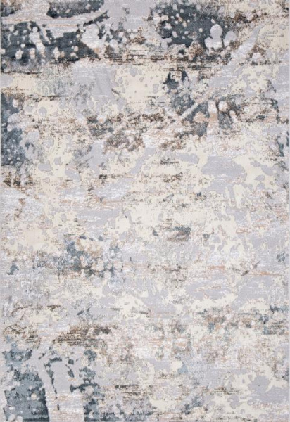 Ковер PERU C060A D.GREY SHIRINK / BLUE FDY